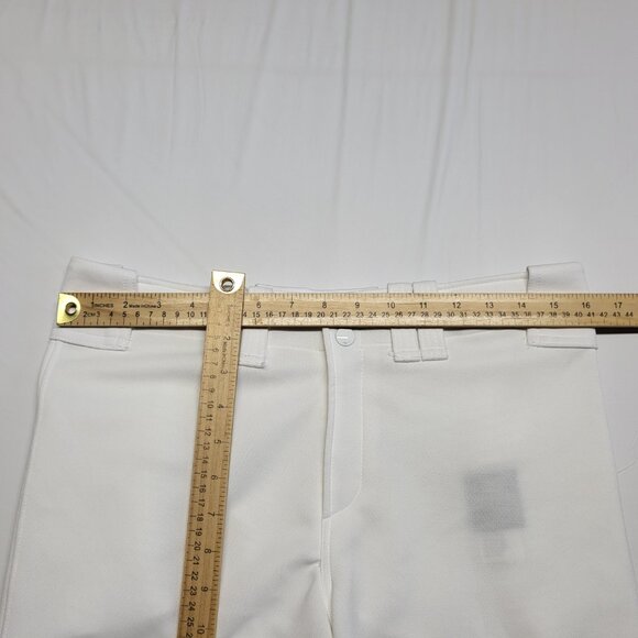 Mizuno Performance Softball Pants Womens Medium Quilted Padding Belt Loop White - Picture 9 of 15